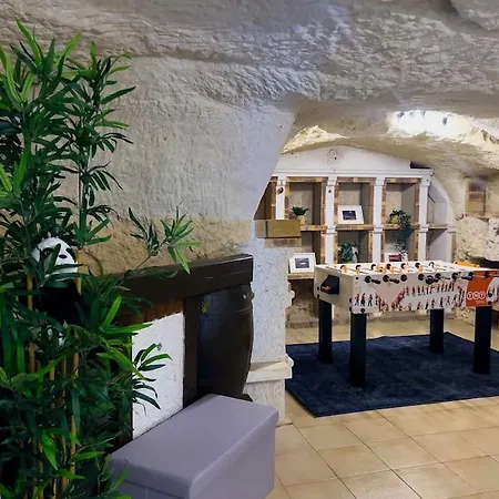 Maison Semi-Troglodyte Avec 4 Velos Rochecorbon Exterior foto